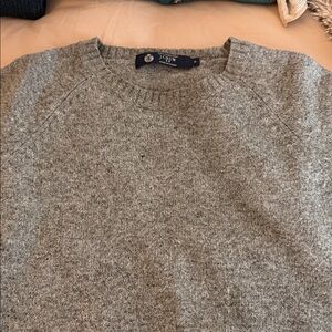 J. Crew Heather Gray Knit Pullover